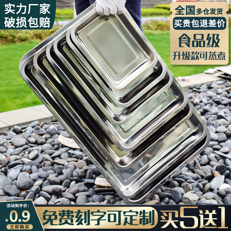 2 PCS不锈钢烤盘：烘焙新宠，厨房必备神器