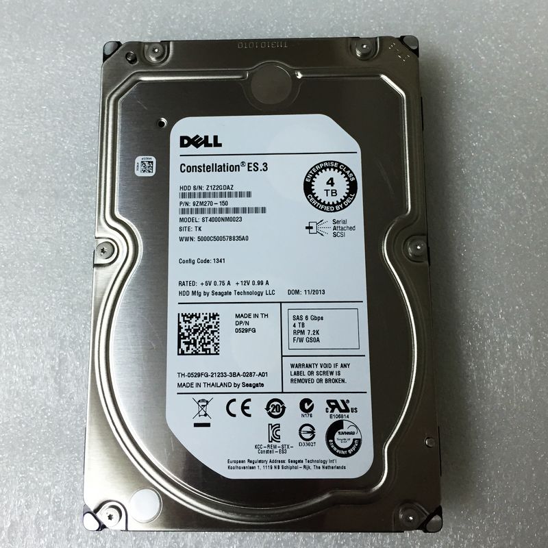 原装全新4TB SAS硬盘ST4000NM0023：服务器存储王者，你值得拥有！