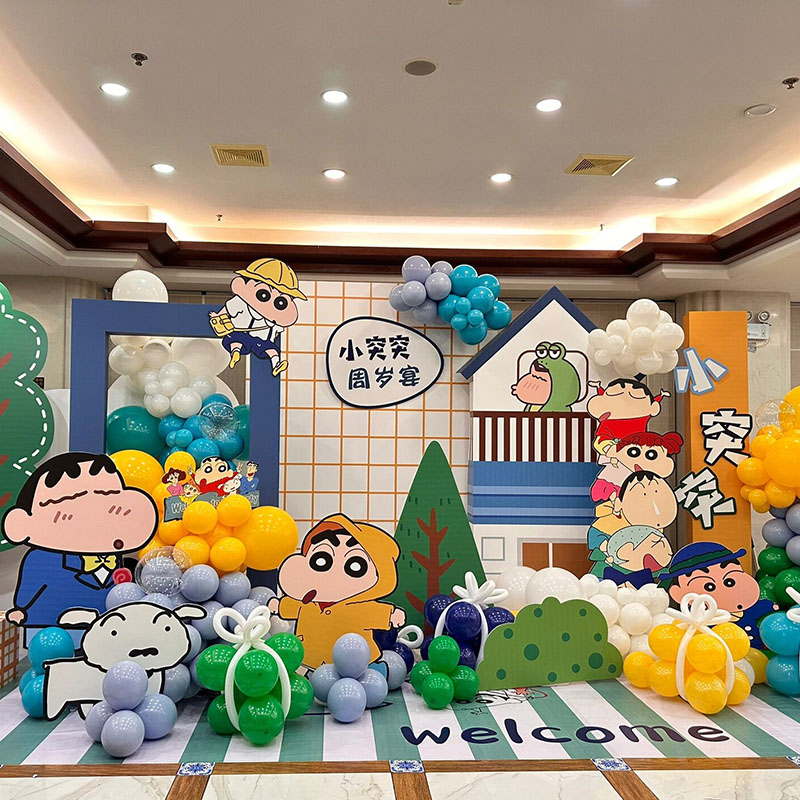 阿勒泰宝宝生日派对策划！求婚表白开业乔迁气球装饰背景布太绝了！