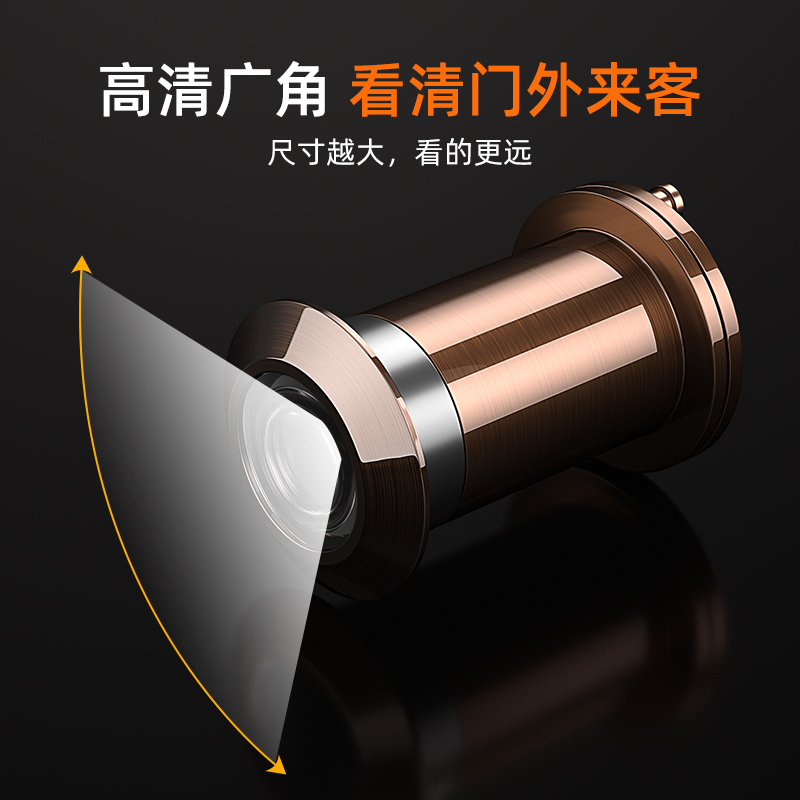 防盗门猫眼升级指南：监控摄像头门铃堵孔二合一神器，守护家的安全！
