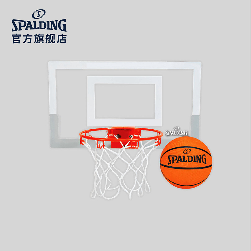 斯伯丁ARENA SLAM 180小篮板篮球架：家庭篮球新宠，送礼佳选！