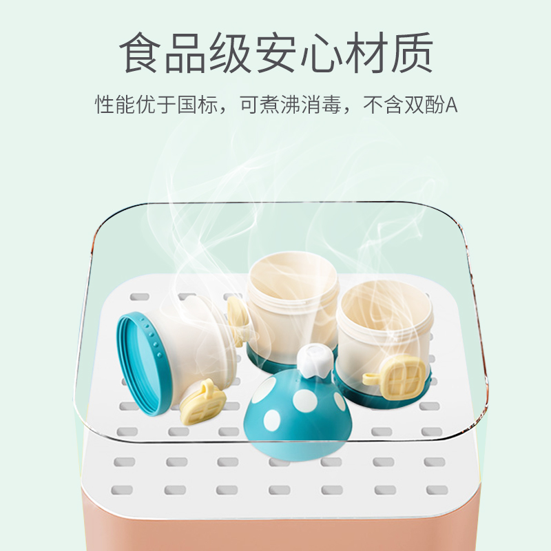 婴儿便携mm奶瓶奶粉盒，宝妈必备神器，宝宝辅食出行无忧！