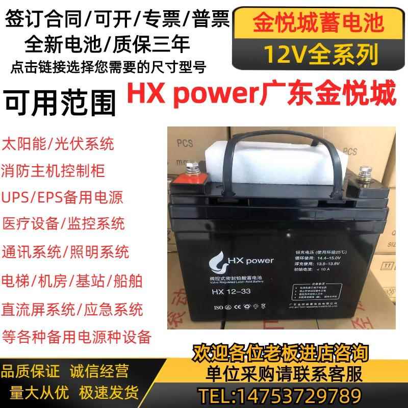 HXpowe金悦诚蓄电池HX12-17：守护家庭安全的秘密武器