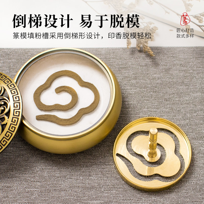 黄铜香篆大全：掌握打香篆的艺术，解锁香道新境界！