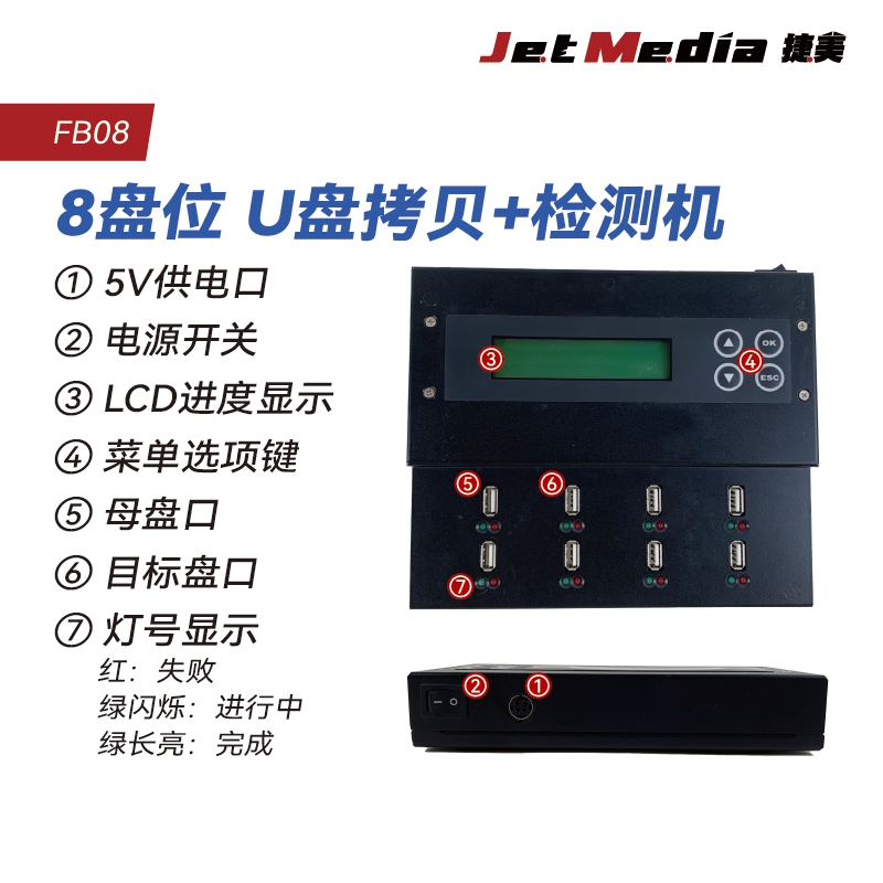 捷美FB03 USB拷贝机：高效数据同步神器，告别繁琐备份！