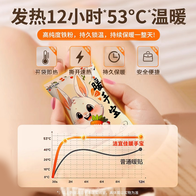 暖到心巴上的神器！盈信热力100片大号暖宝贴，冬天不冷的秘密武器