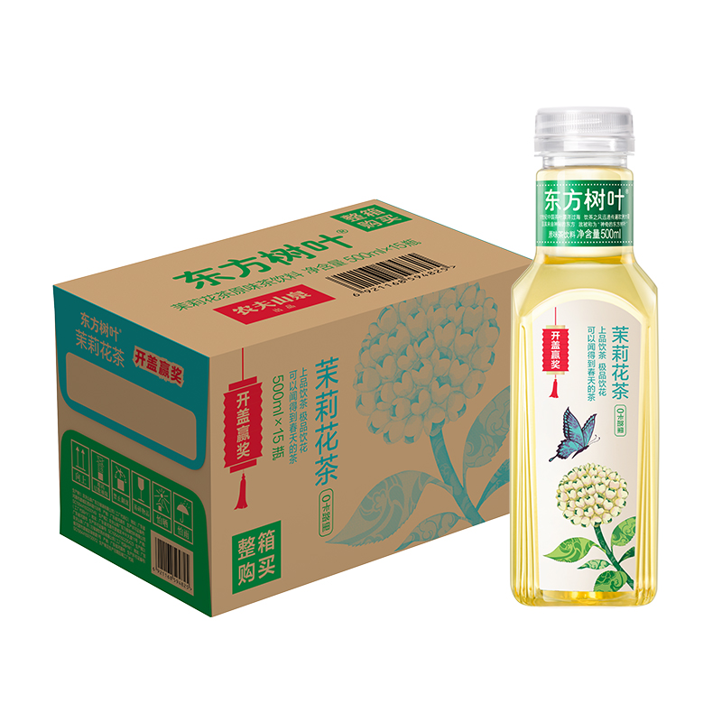 农夫山泉东方树叶茉莉花茶：轻食潮流下的清新之选