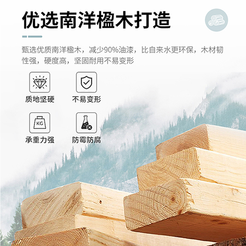 儿童学习桌实木书桌书架组合一体，打造梦想书房！