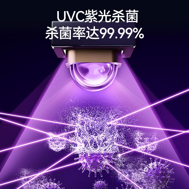 罗曼智能便携式牙刷头消毒器：告别细菌，守护口腔健康的黑科技神器！