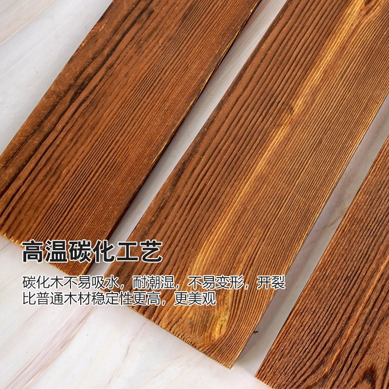 碳化木户外防腐木：防水防潮的秘密武器，户外装修的必备神器！