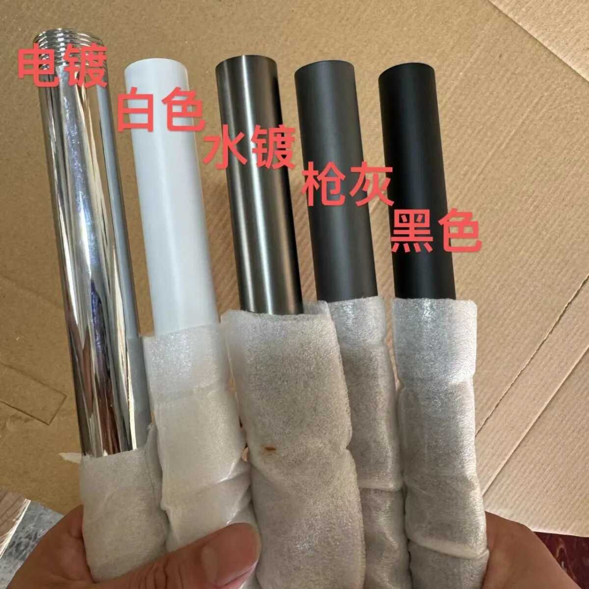 拉丝水镀枪灰色淋浴升降杆：浴室升级的秘密武器！