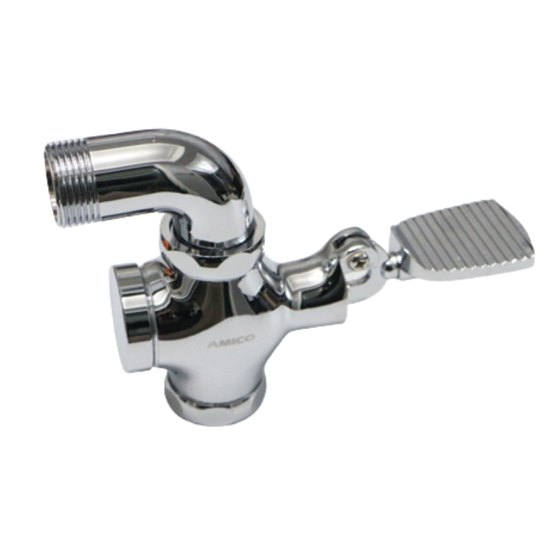 正品埃美柯BD405大便冲洗阀：全铜脚踏，延时自闭，给你不一样的卫浴体验