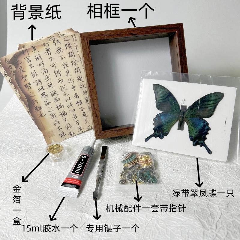 机械蝴蝶标本DIY：创意满满的母亲节礼物，点亮生日与节日的浪漫！