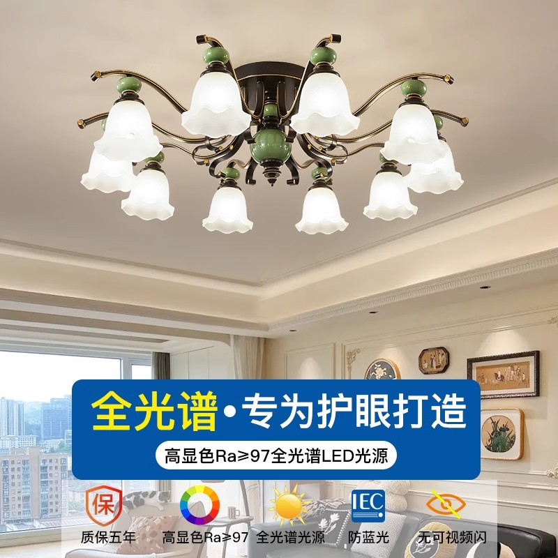 卧室吸顶灯全光谱护眼！智能语音主灯太香了！广东中山灯具真的绝了！