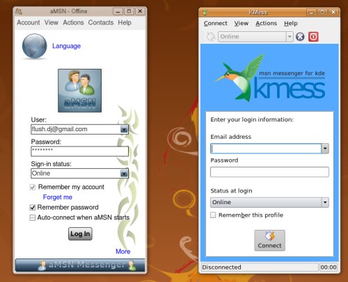 aMSN For Linux0.98.9