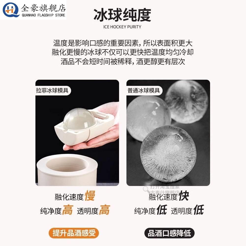 威士忌冰球模具：打造完美酒吧氛围，让每一杯酒都充满仪式感✨