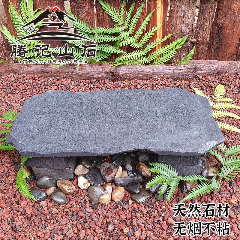 腾冲天然火山石烤盘：户外烧烤新宠，解锁海鲜牛排的新吃法！