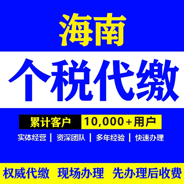 海南个税代缴服务：轻松解决个税烦恼，告别繁琐税务流程！