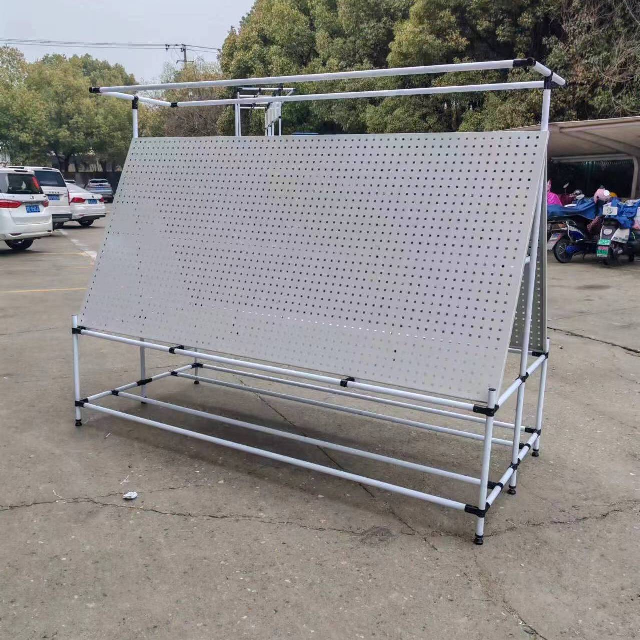 精益管汽车配件线束厂夹子预装架布线架排线工装板组装摆放线筒，工厂效率提升神器！️