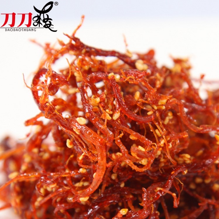 四川麻辣牛肉干：老襄阳冷吃干煸牛肉丝，香辣味零食界的扛把子！️