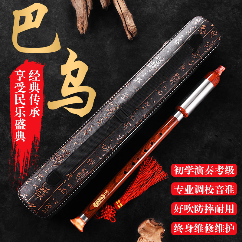 巴乌乐器：小学生也能玩转的竖吹神器，楠竹降BCGF调树脂红木，开启音乐之旅！