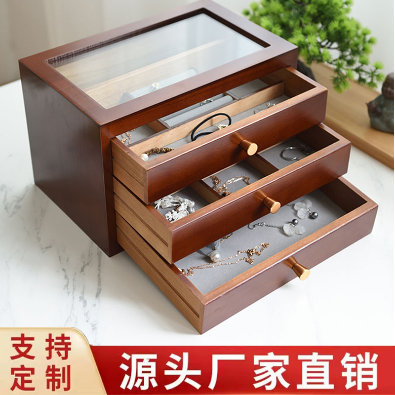中式漆器盒：平遥非遗复古首饰盒，木质漆盒结婚礼物梳妆盒，传统之美如何俘获现代人心？