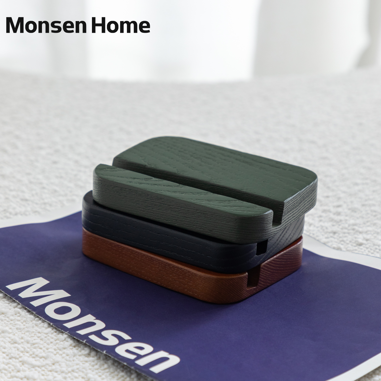 MonsenHome木料小样：解锁家居DIY新玩法，白蜡木手机支架小样板引领潮流！