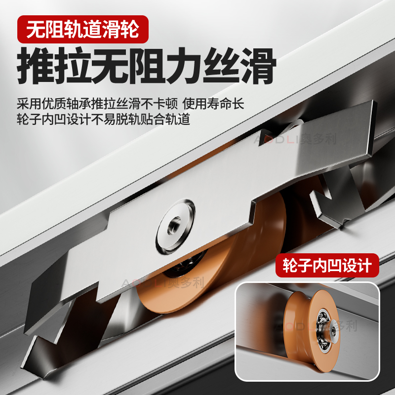 玻璃轨道双轨槽老式推拉门：家居美学与实用性的完美结合✨