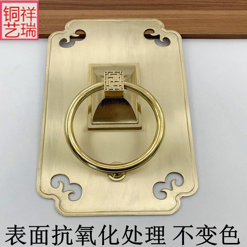 新中式方形大门拉手，古韵今风，开启你的奢华空间之旅✨