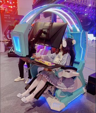 女神专属粉色游戏座舱，GIMI吉米一体式电竞太空舱，懒人必备神器！