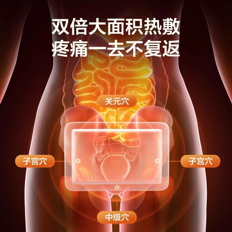童涵春堂参参艾暖宝宝暖腹贴5片：传统智慧与现代科技的完美融合，温暖你的每个冬天！