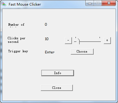 Fast Mouse ClickerV1.0 英文绿色版