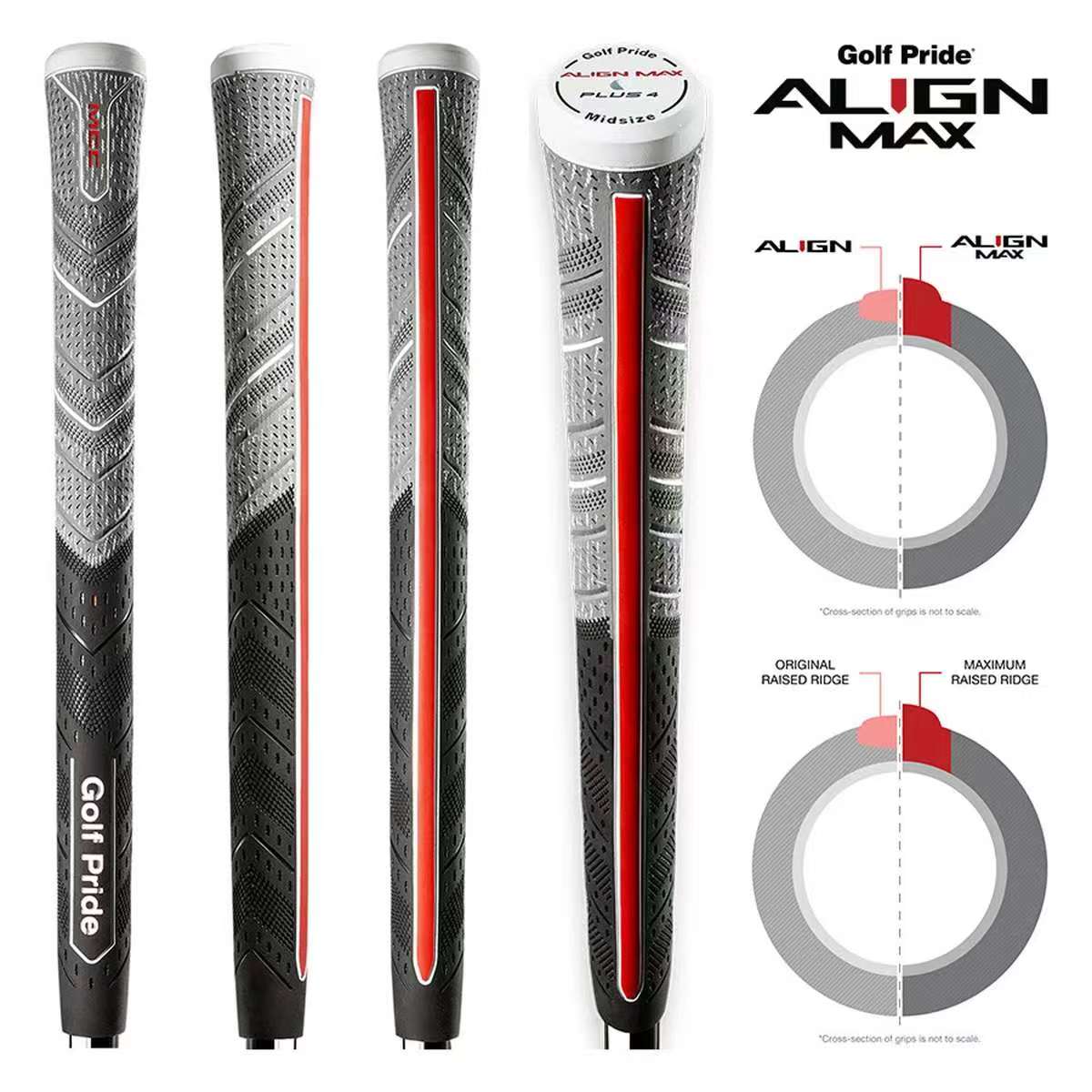 新款高尔夫握把MCC PLUS4 ALIGN MAX：挥杆神器，告别滑手烦恼！️‍♂️