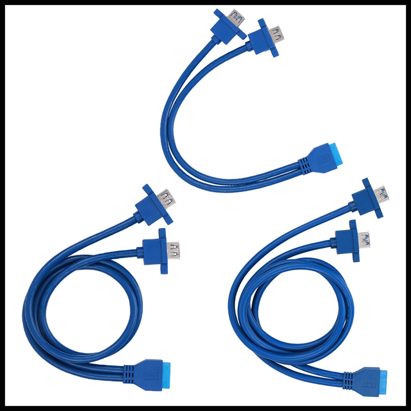 USB3.2前置面板PCI-E转接线大揭秘：20Pin vs 19Pin，哪个才是你的真命天子？