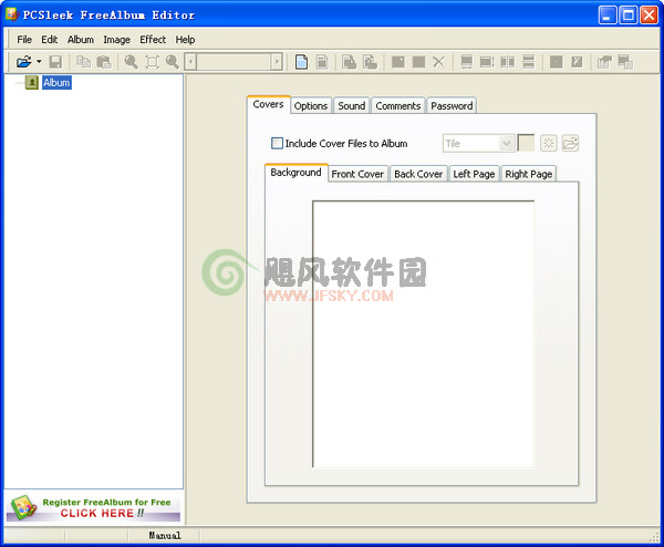 虚拟相册管理照片_PCSleek Free Albumv1.55 英文绿色版