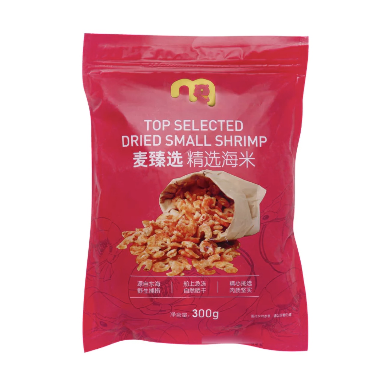 麦臻选精选海米300g：海边的味道，一尝难忘的美味之旅！