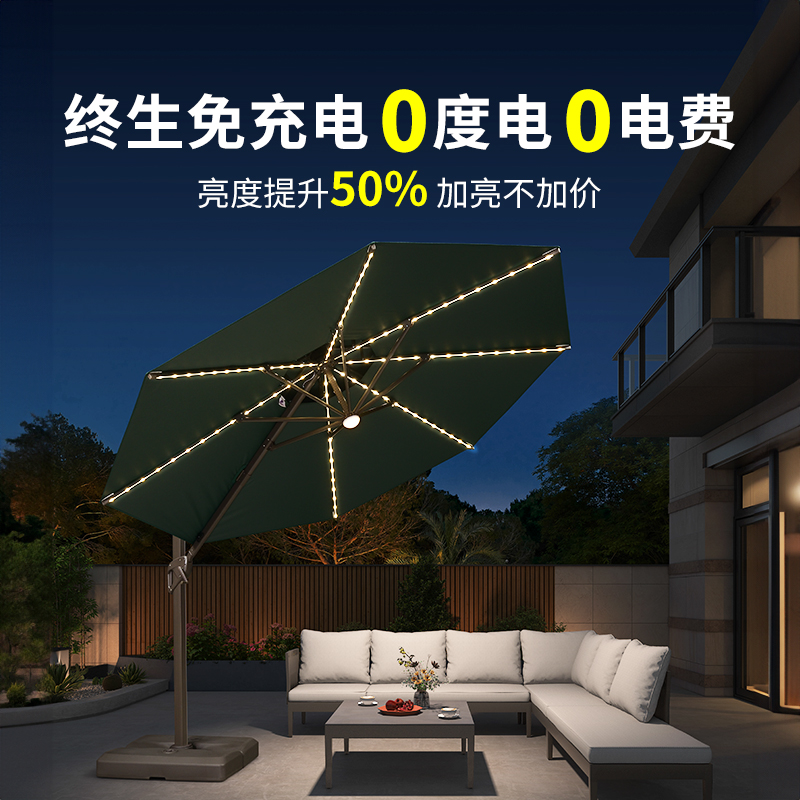 紫叶户外遮阳伞：打造完美庭院生活的必备神器，让你的别墅变成避暑胜地！