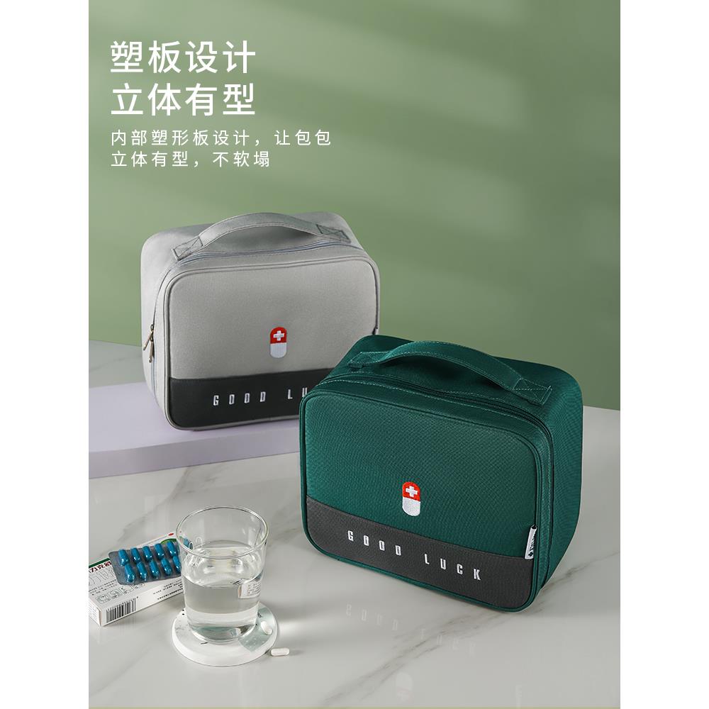 户外旅行必备：家用便捷医药包，大容量手提药品探险车用布艺急救药箱药盒，你准备好了吗？