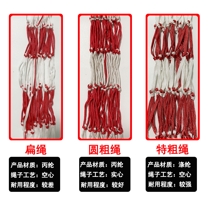 加粗扁圆绳便携式足球排球篮球网兜，一只球装，轻松搞定户外运动！
