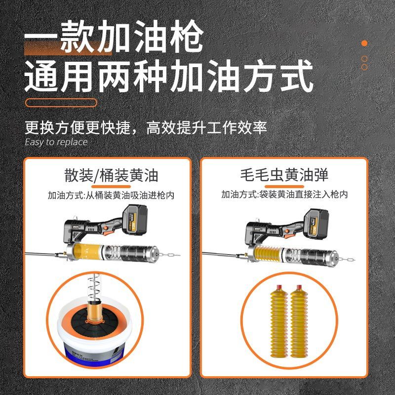 德国进口车用气动黄油枪：高压打黄油神器，自动排气挖机黄油机，手动毛的终极解决方案！
