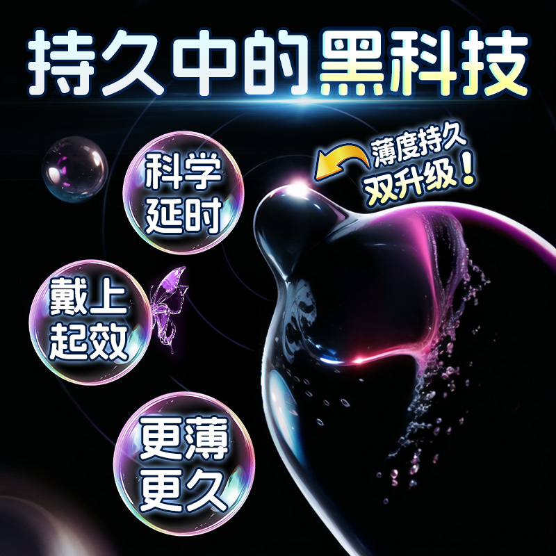 003超凡持久丨杰士邦避孕套：超薄安全新体验，守护你的每一次亲密接触