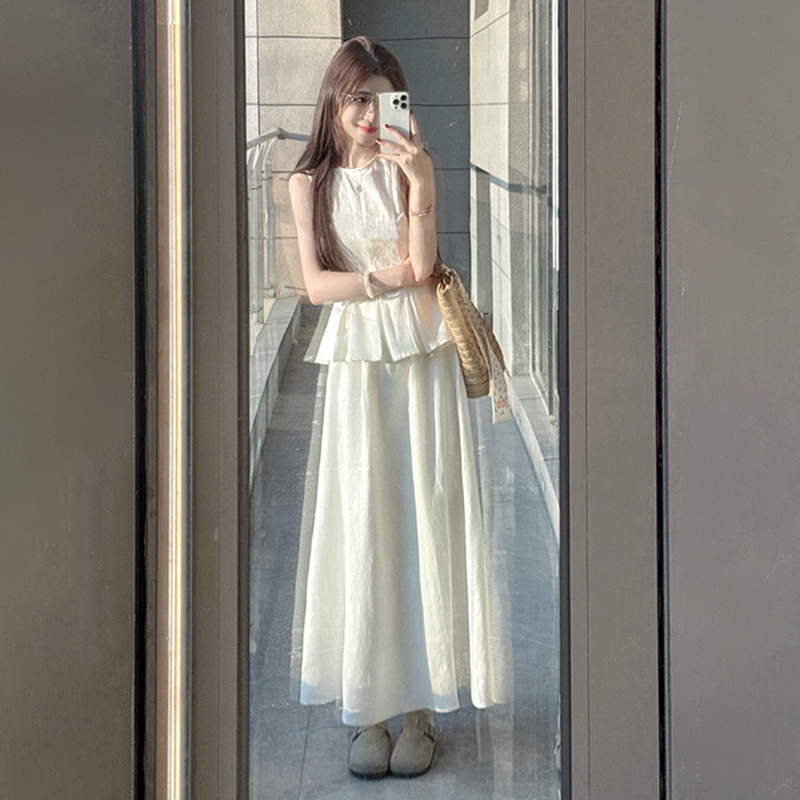 夏日温柔白，法式风情套装裙，轻松穿出高级感✨