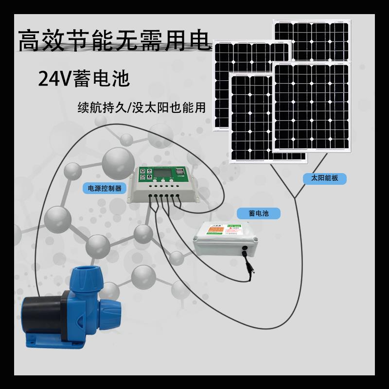 光伏太阳能鱼池水泵：无电自循环，给你的鱼池加点“绿”！