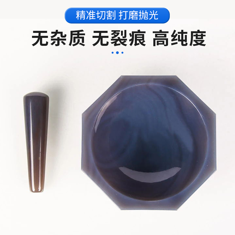 天然玛瑙研钵乳钵：实验室里的耐磨神器，碾磨材料的终极选择！