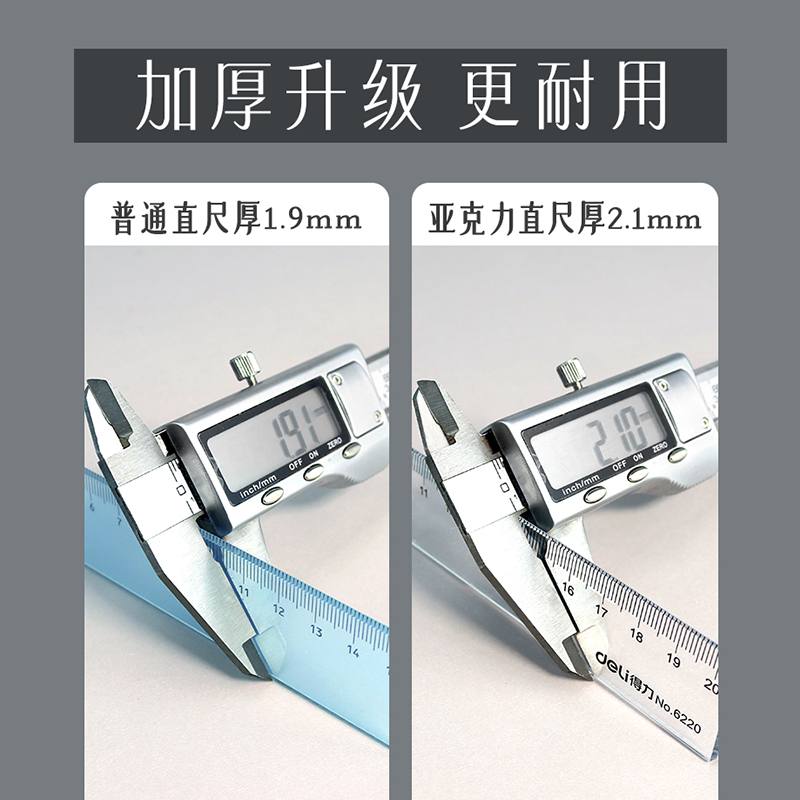 透明塑料直尺15/20/30cm多规格尺子绘图测量尺划线尺办公板尺文具，精准测量新神器！