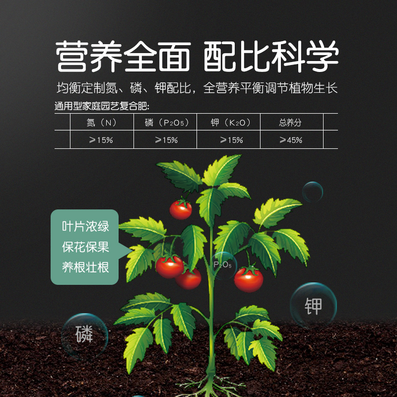正品复合肥，种菜养花必备神器，让你家阳台变身绿色乐园!