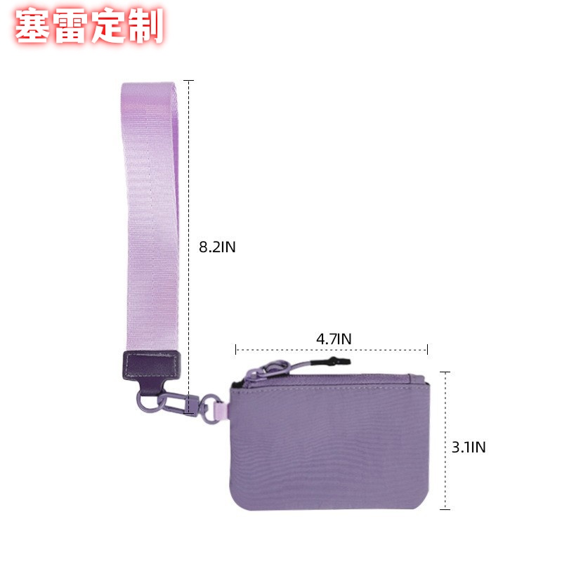 零钱包定制太香了！纯色帆布印logo，广告礼品秒变高大上