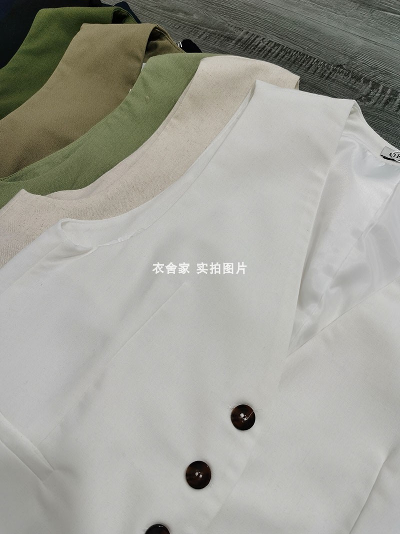 防静电无尘马甲背心真香！白蓝灰绿都好看，工作党必备神器！✨