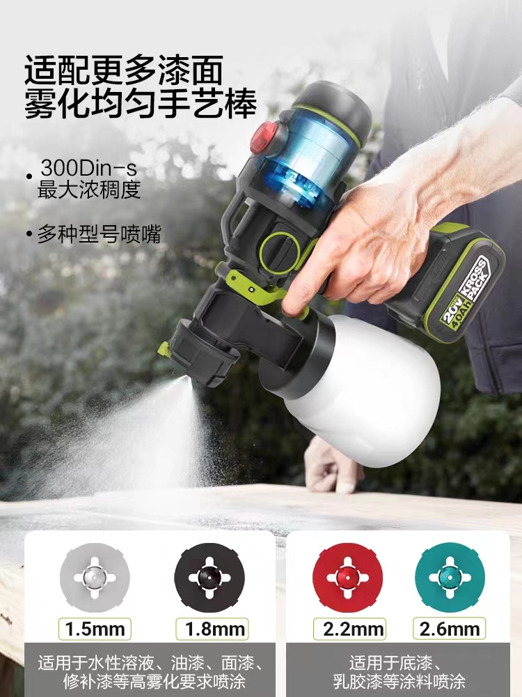 威克士电动喷漆机WU056：小型锂电喷涂神器，轻松搞定家居装修难题！