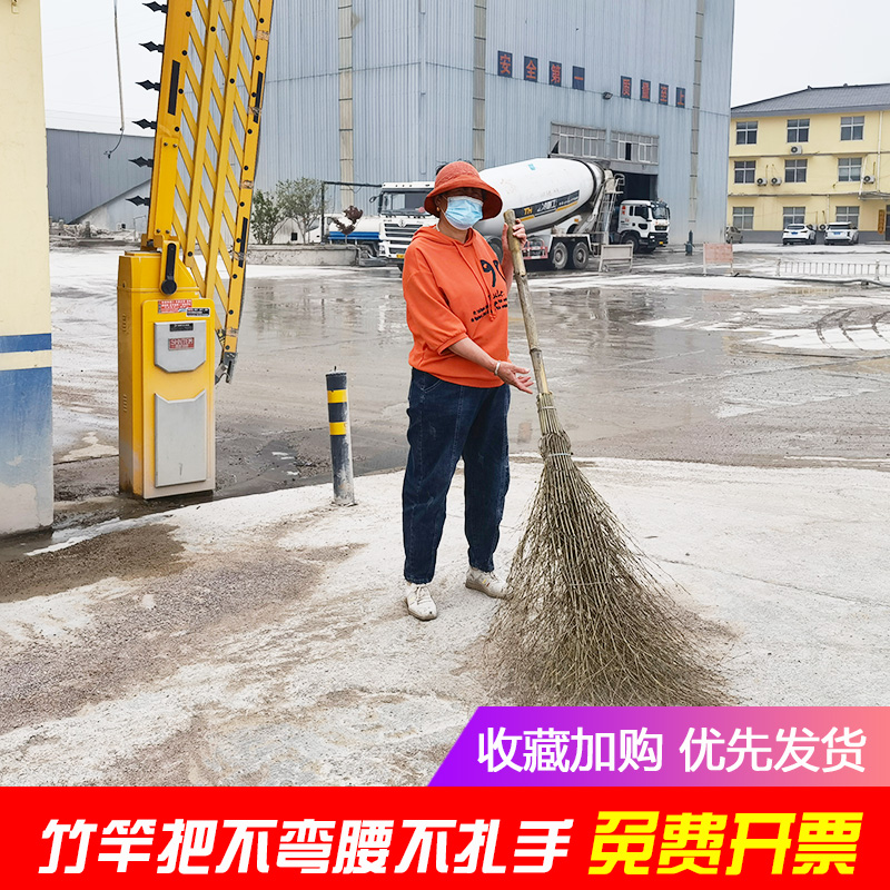 户外清扫神器！工厂专用竹扫把，环卫工人的必备良品！